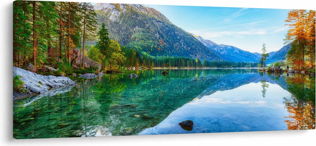 Tablou - Lacul Hintersee (120x50 cm)