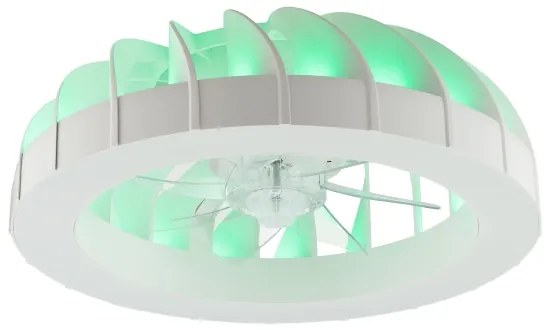 Ventilator LED RGBW de tavan cu lumină Brilliant FANORA LED/30W/230V + telecomandă