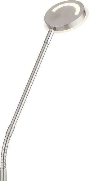 Globo 58504SN - Lampă de podea LED cu control tactil și variator SILVIO LED/6,5W/230V crom mat