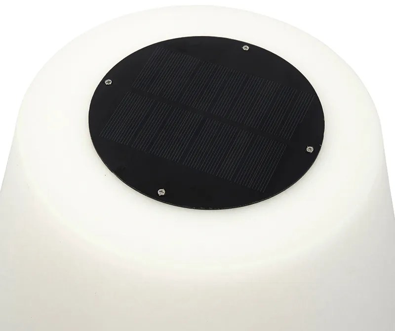 Lampă de podea modernă pentru exterior neagră IP44 cu LED pe solar - Virginia