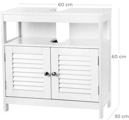 Dulap de baie EIKE alb