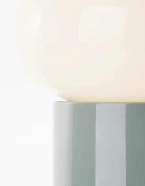 Lampă de masă Brilliant KNUT 1xE27/25W/230V verde/alb