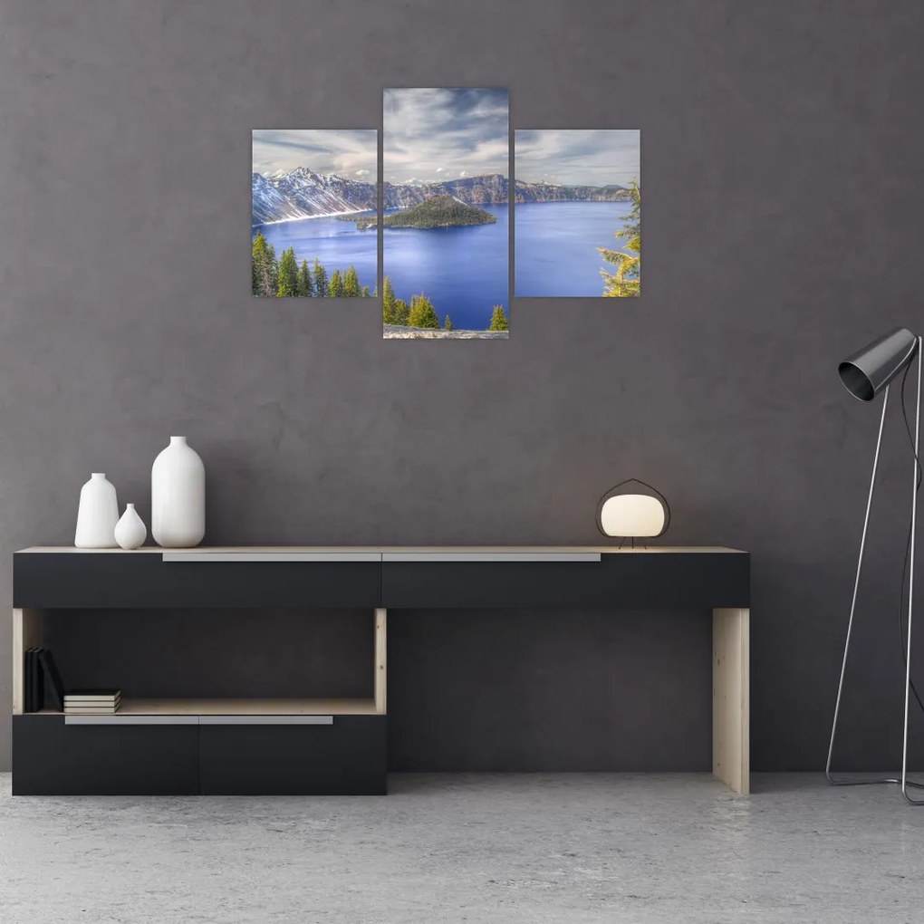 Tablou lacul montan (90x60 cm)