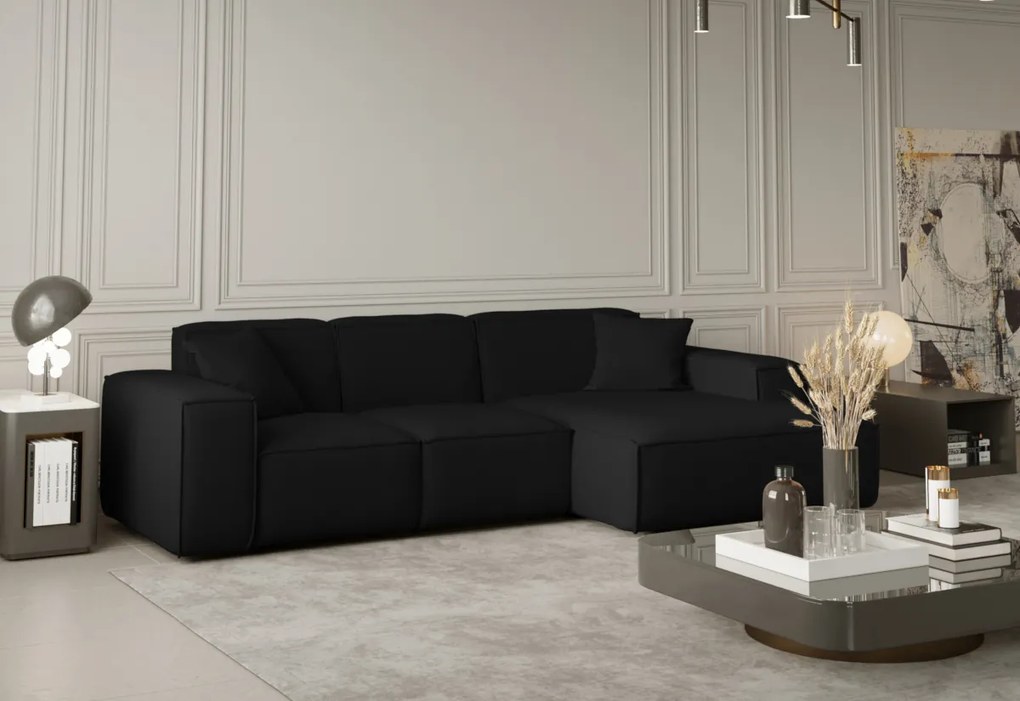 Expedo Coltar extensibil LUNGO, 266x73x165, black, dreapta