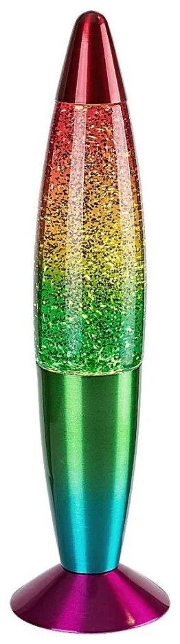Lampă LED cu lavă Rabalux 76008 GLITTER RAINBOW 2 LED/25W/230V