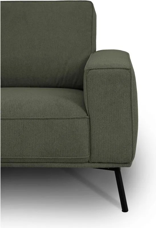 Colțar verde închis cu tapițerie din chenille (cu colț pe partea stângă/în formă de ”L”) Amsterdam – Scandic