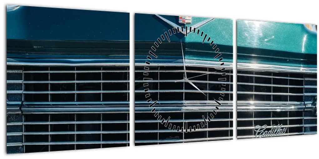 Tablou - Cadillac (cu ceas) (90x30 cm)