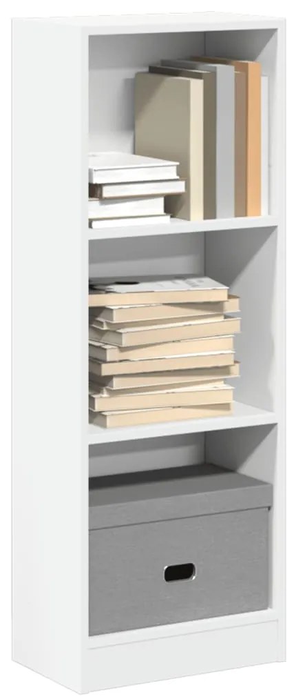 857774 vidaXL Bibliotecă, alb, 40x24x109 cm, lemn prelucrat