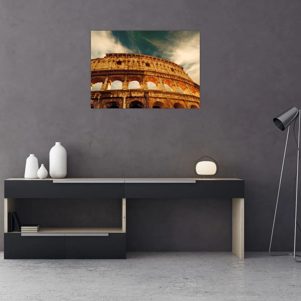 Tablou pe sticlă - Colosseum roman (70x50 cm)