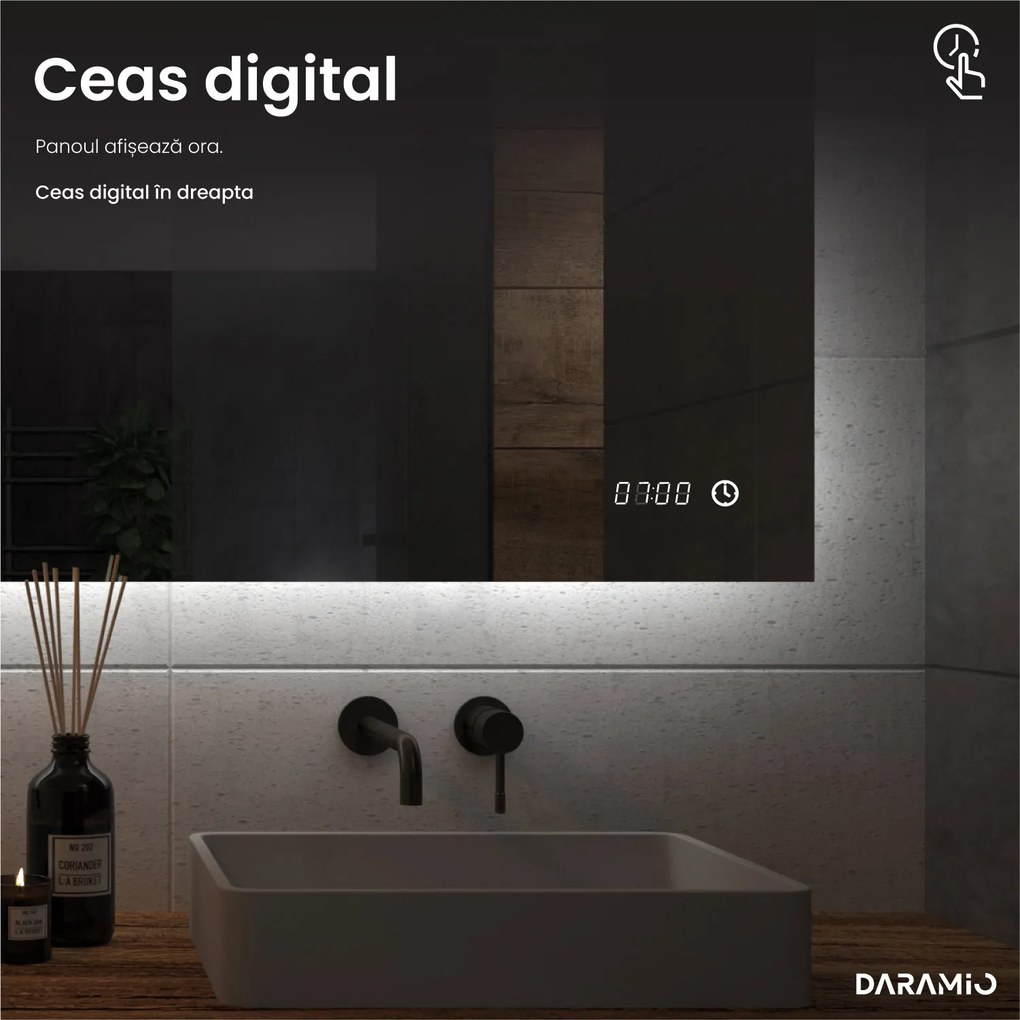 Oglindă rotundă cu iluminare LED E3