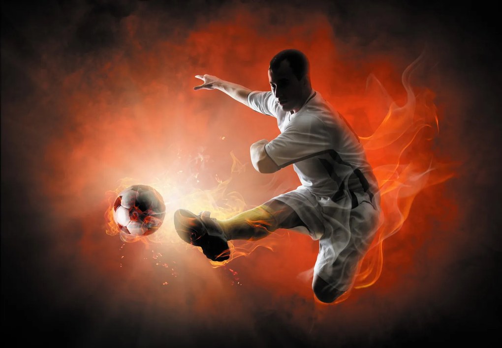 Fototapet - Jucător de fotbal (147x102 cm)