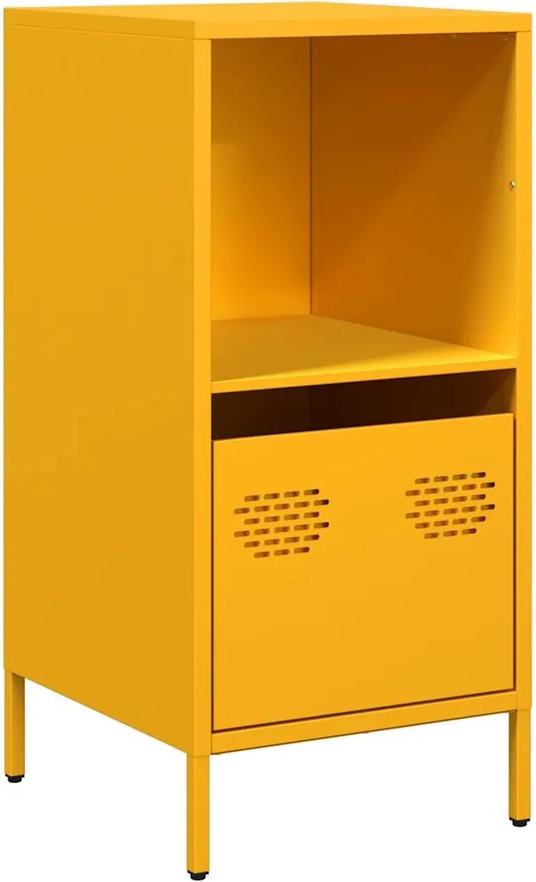 vidaXL Dulap, galben muștar, 35x39x73,5 cm, oțel laminat la rece