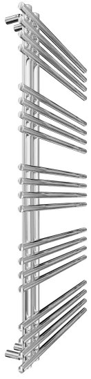 Radiator portprosop INOX 368W/230V 109x53 cm oțel inoxidabil/crom lucios