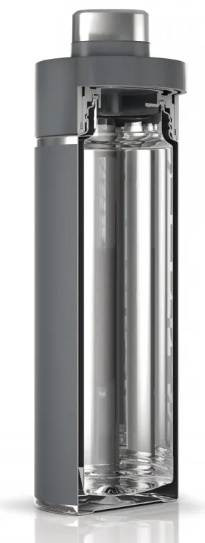 Termos Ninja DW2401EUUKGY, 700 ml, Potrivit pentru bauturi carbogazoase, Izolare tripla, Fara BPA, Mentinere cald pana la 8h, Mentinere rece pana la 24h, Gri