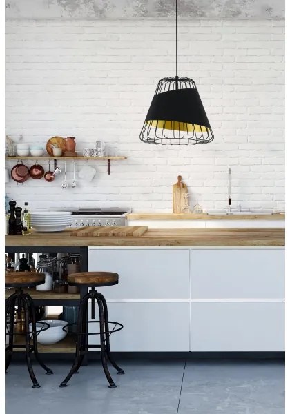 Eglo 49509 - Lustră pe cablu AUSTELL 1xE27/60W/230V