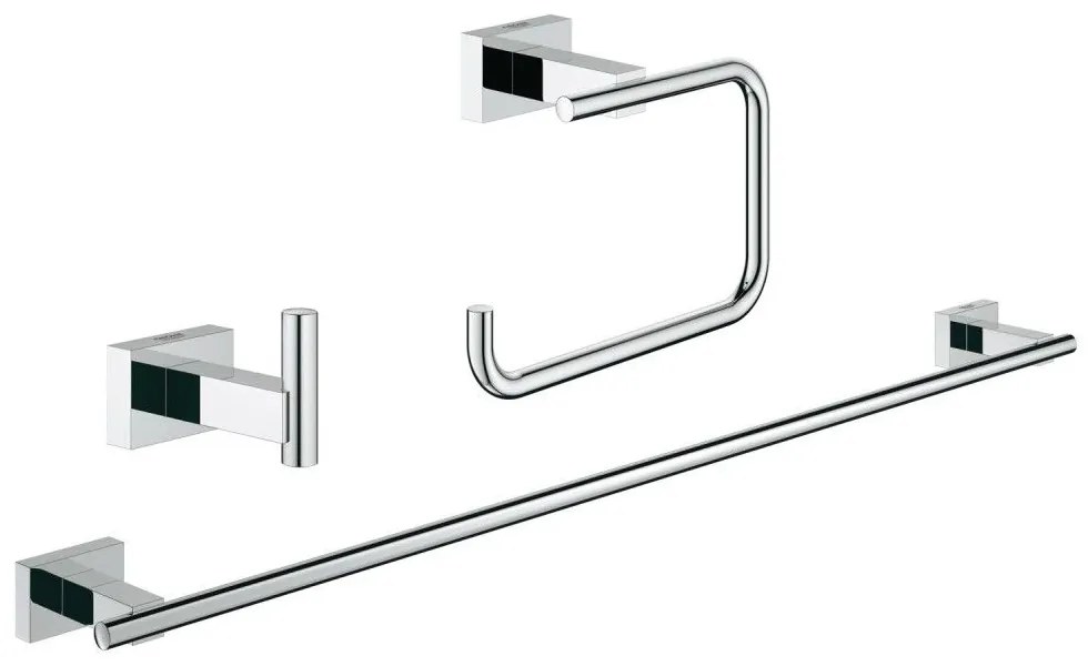 Grohe Essentials Cube Guest Set de accesorii 3 in 1