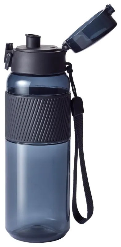 Sticla pentru apa Zwilling 1024176, 680 ml, Tritan, Rezistenta la impact si varsare, Filtru fructe, Fara BPA, Negru