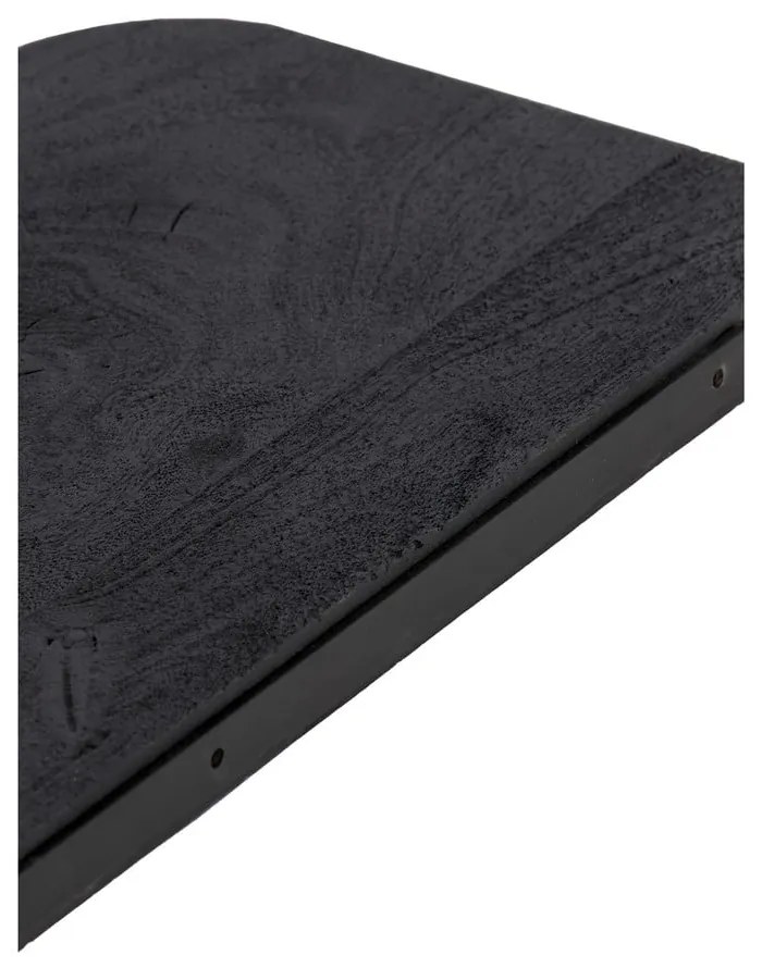 Raft negru din lemn de mango 50 cm Tarontu – Light &amp; Living