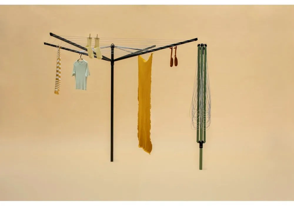 Uscător de rufe gri antracit pentru grădină 50 m Topspinner – Brabantia