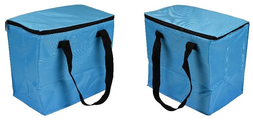 Geanta termica pentru transportul alimentelor Culoare albastra, COOLER 12l