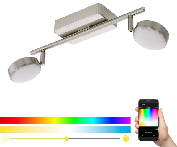 Eglo 97715 - Spot LED RGB dimabil CORROPOLI-C 2xLED/5W/230V