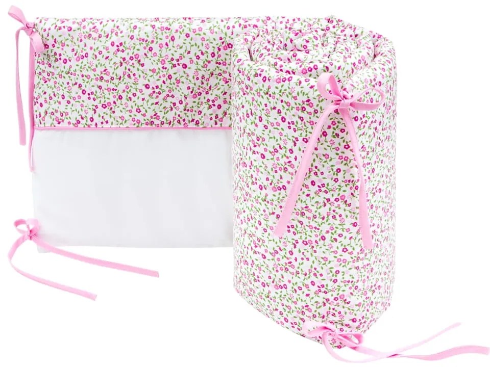 Aparatoare interioara pentru patut 180x30 cm Meadow Pink