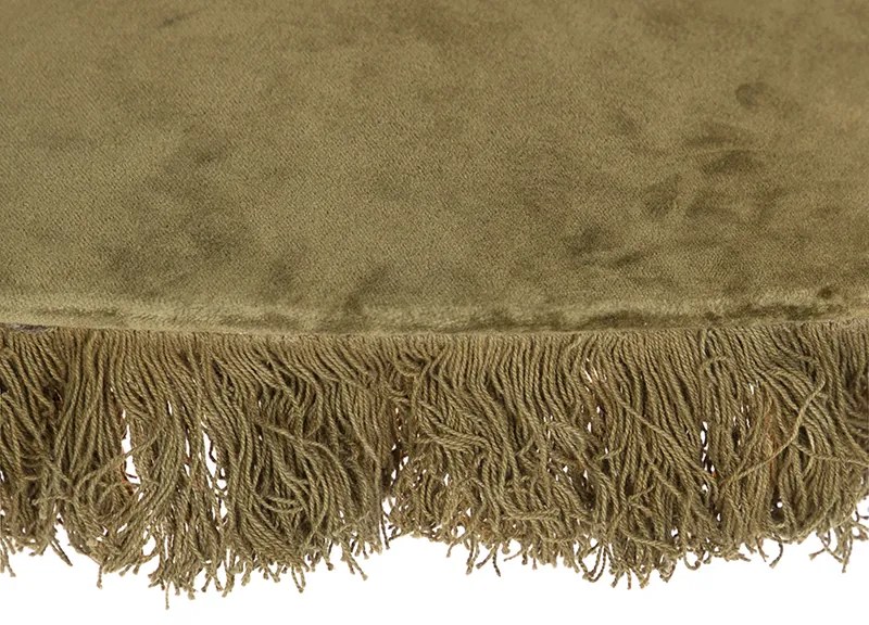 Lampă suspendată retro verde cu franjuri - Frills