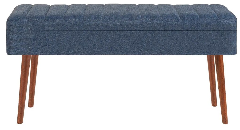 Bancă Vlasta 4 (Nuc + albastru închis) . 1092783