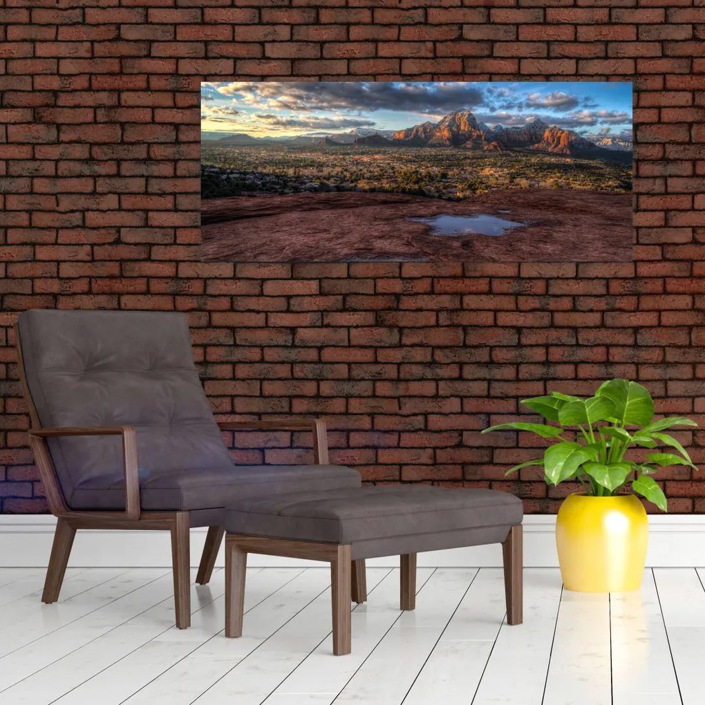 Tablou cu munți (120x50 cm)