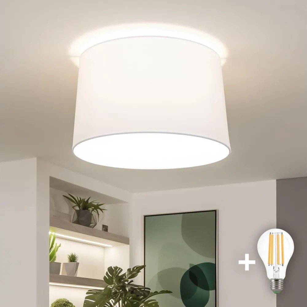 Brilagi - Plafonieră LED aplicată CERIA, 1xE27/40W/230V, Ø45 cm, albă