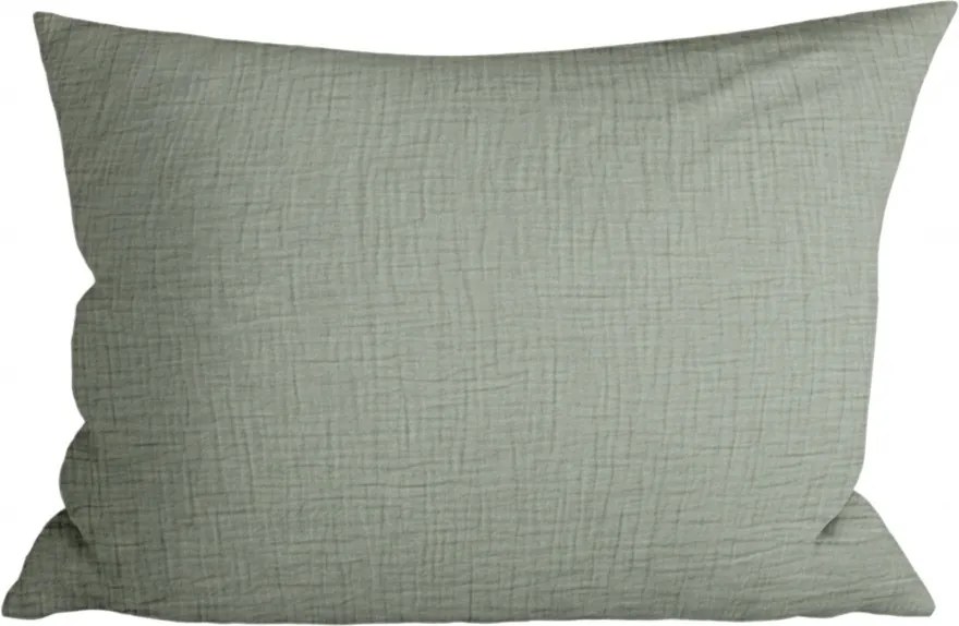 Fata de perna muselin MUSSARI 50x70 cm, verde salvie