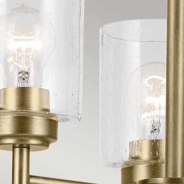 Lustră pe lanț Kichler KL-WINSLOW3-NBR WINSLOW 3xE27/60W/230V alamă