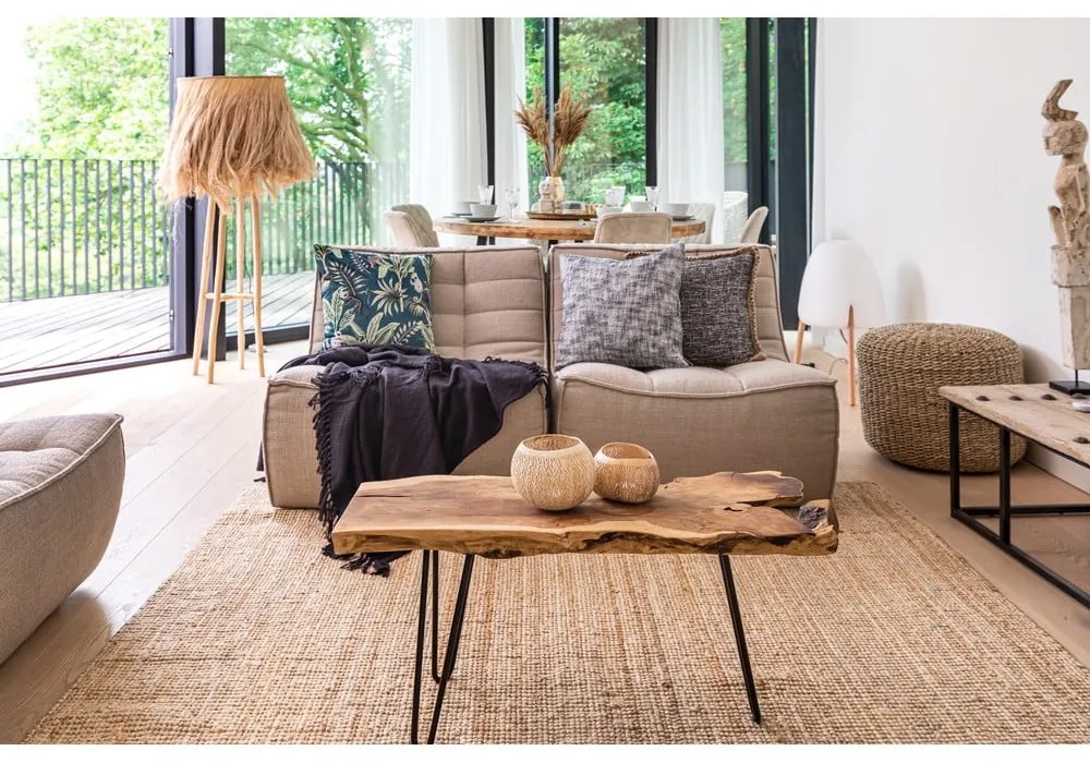 Pătură din bumbac 130x160 cm Slub – Tiseco Home Studio