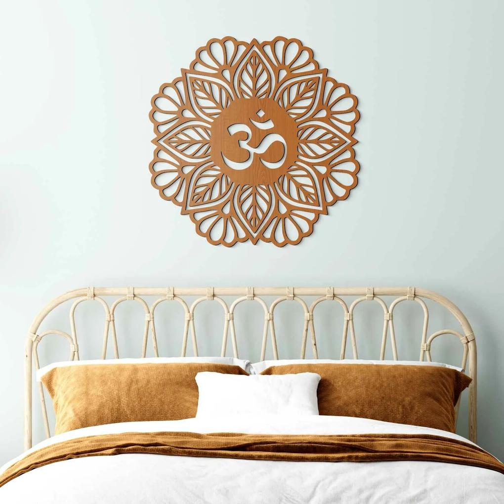 DUBLEZ | Mandala din lemn pentru perete – Simbolul Om