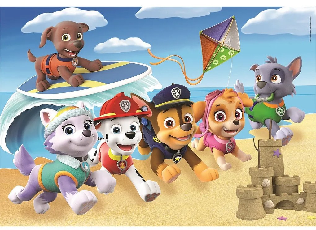 Patrula Cățelușilor Sandcastle Puzzle Clementoni de 60 de piese