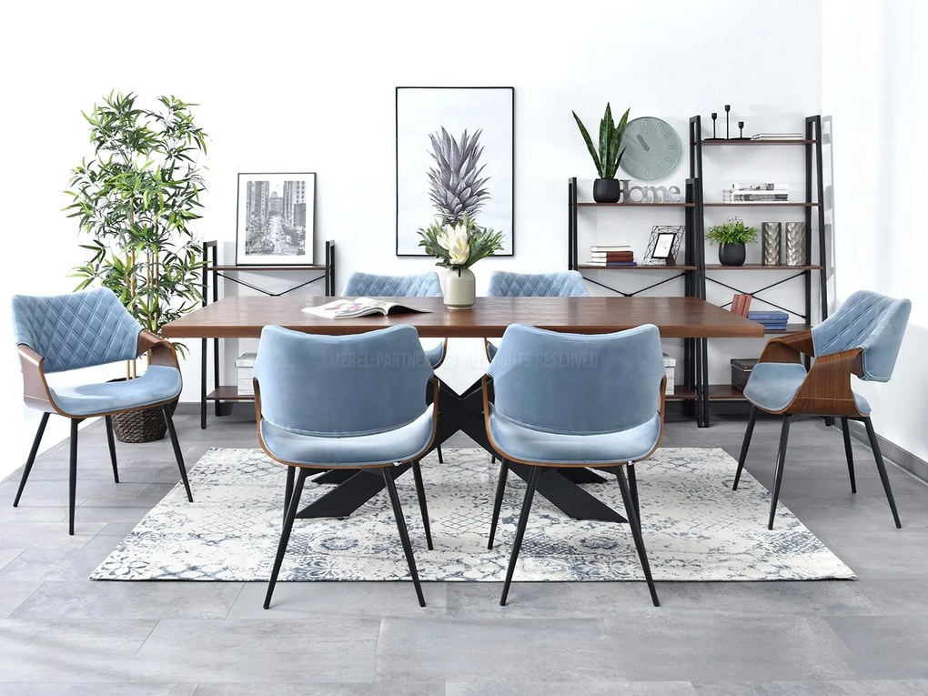 Scaun Rolf K (albastru + negru). Promo -30%. 1111257