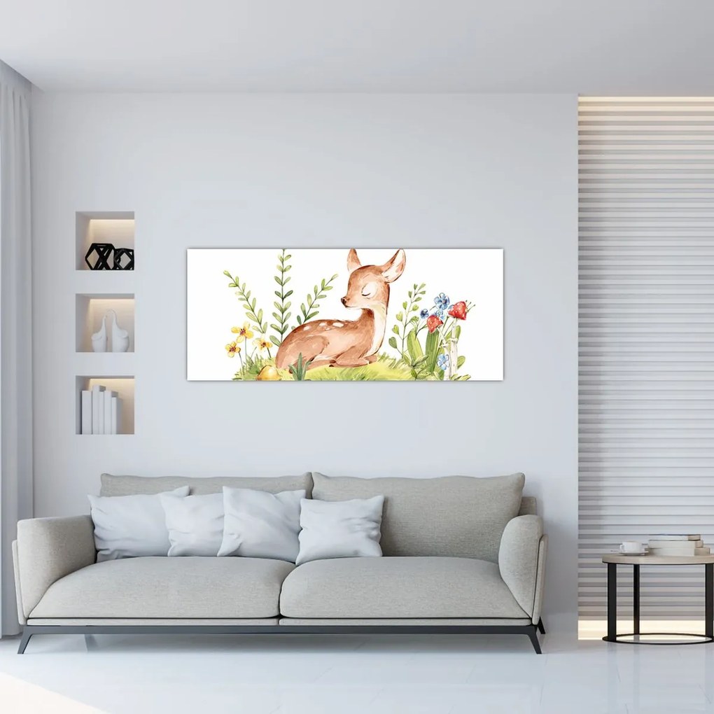 Tablou - Micuțul cerb (120x50 cm)