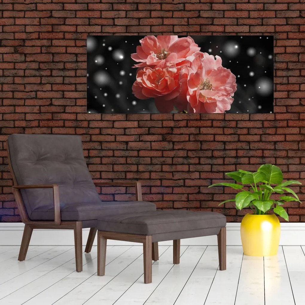 Tabloucu floare roz (120x50 cm)