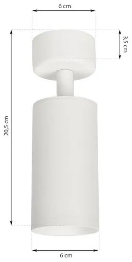 Lampă spot MICA 1xGU10/25W/230V