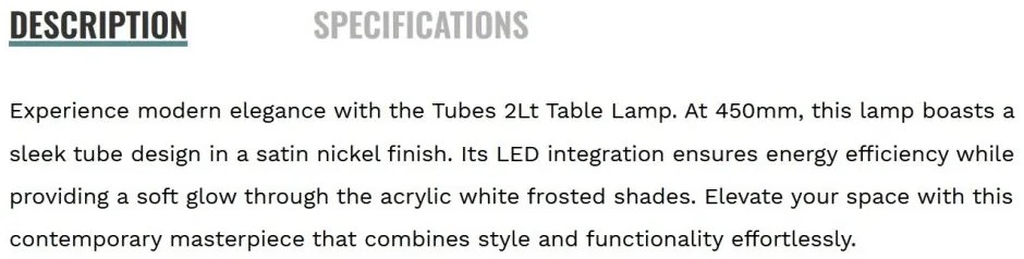 Veioza LED/Lampa de masa design minimalist Tubes