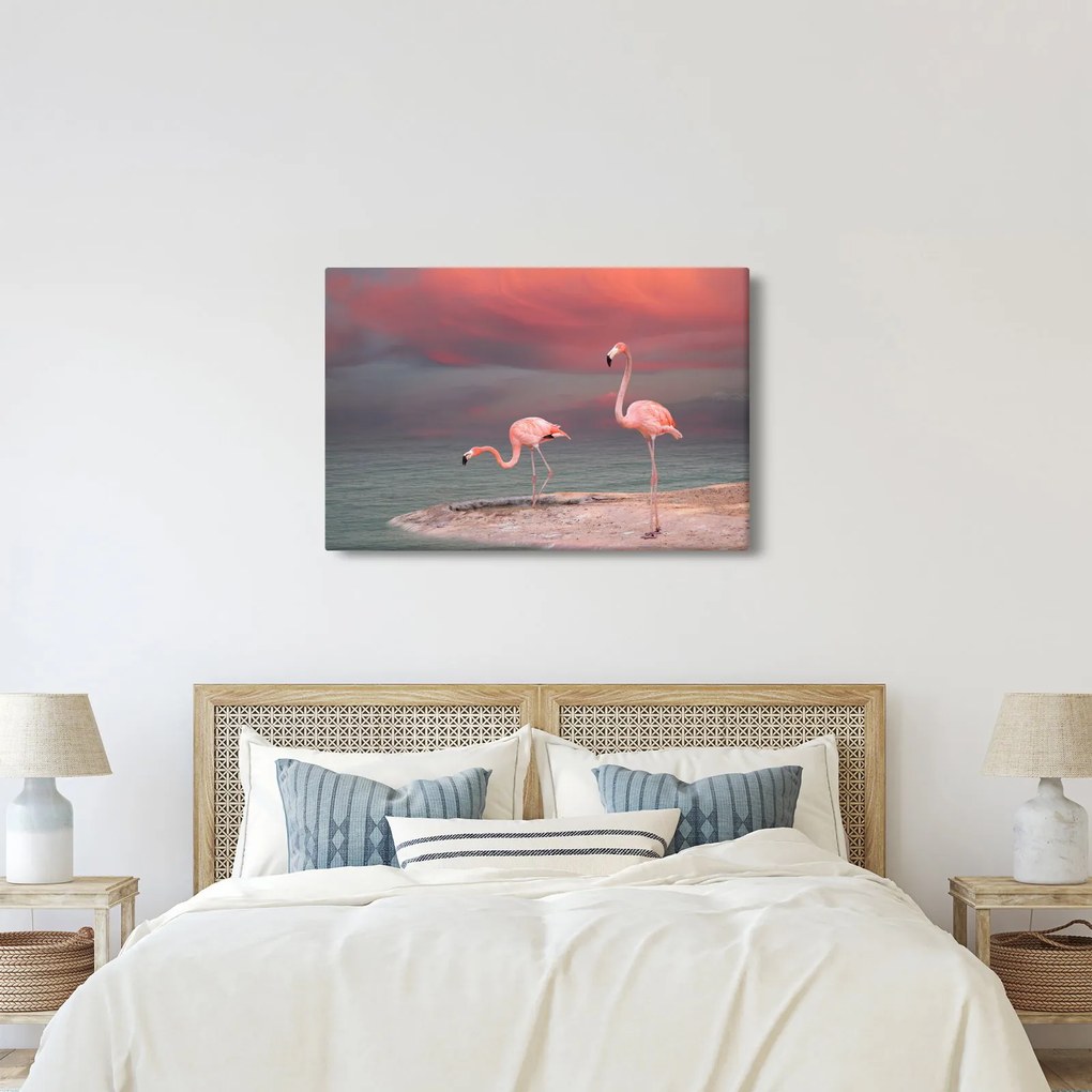 Tablou - Flamingo (90x60 cm)