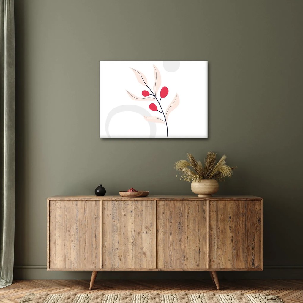 Tablou - Abstracție florală roz N⁰3 (70x50 cm)