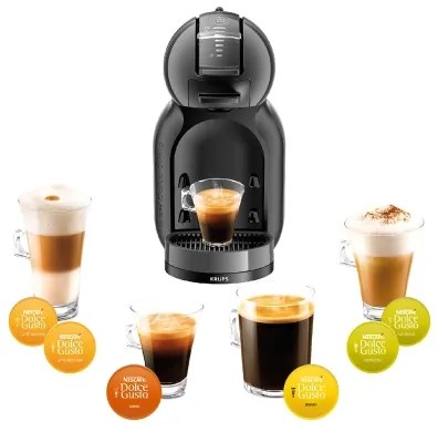 Aparat de cafea cu capsule Krups NESCAFÉ DOLCE GUSTO MINI ME 1500W antracit