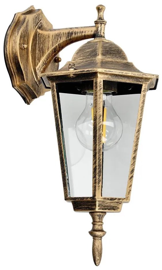 Aplică de exterior 1xE27/60W/230V IP44 aurie