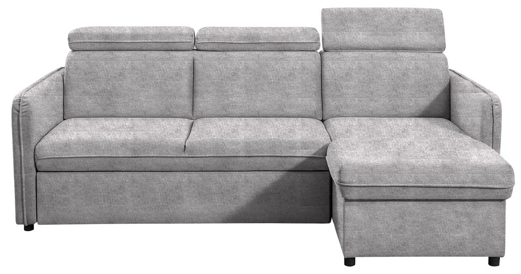 Coltar ALECHANDRO universal gri deschis, 220x140x84/97 cm