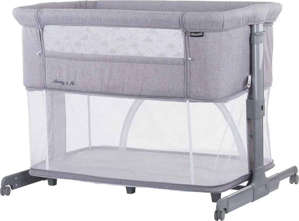 Patut Co-Sleeper si tarc Chipolino Mommyn Me gray clouds