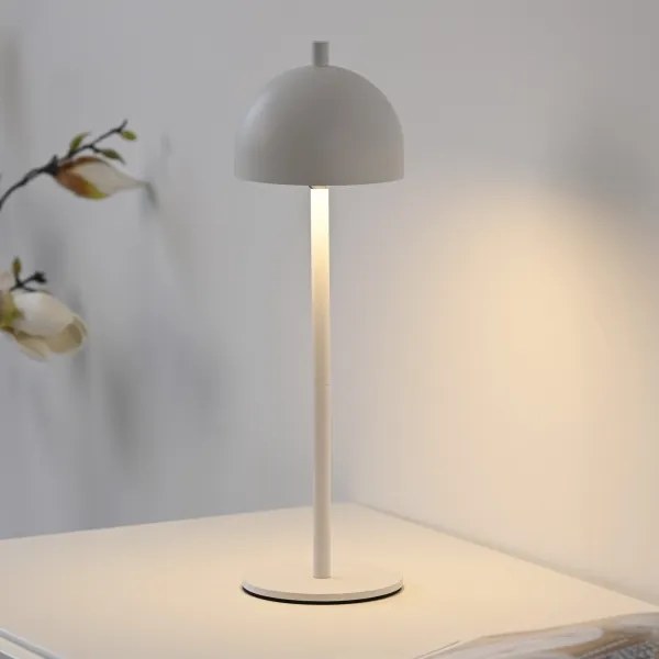 Schöner Wohnen 19244-16 - Lampă de masă LED BELLIS, dimabilă, LED/2,5W/5V IP54, albă
