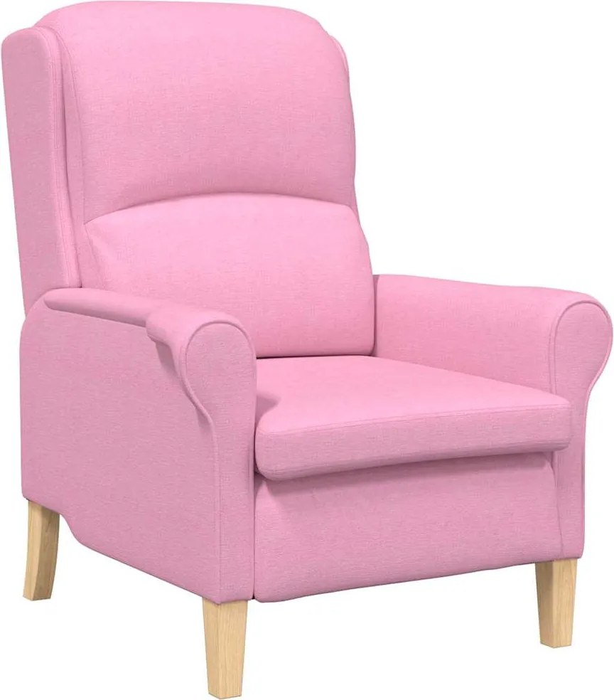 vidaXL fotoliu Roz 76 x 94 x 102 cm țesătură