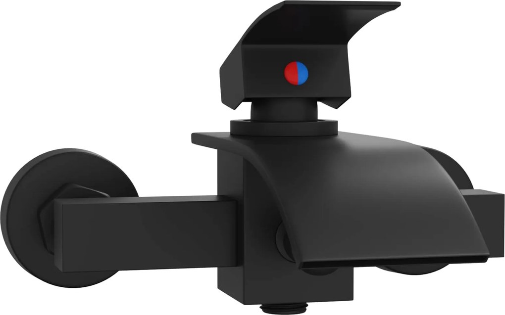 vidaXL Robinet mixer pentru duș Negru G 1 / 2 inci