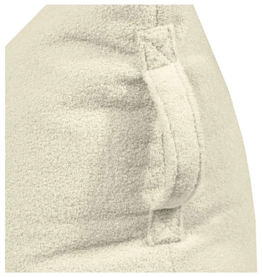 Fotoliu puf pentru copii maro cu tapițerie din țesătură bouclé Razzy – SLOWDOWN